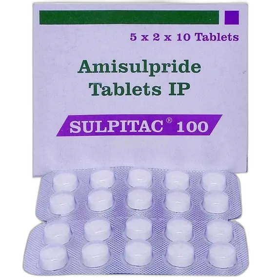 sulpitac 100mg tablet 10's